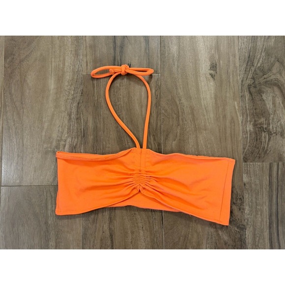 Lives The Process Other - Lives The Process Women's Orange Astra Bandeau Top, US Large Made In USA